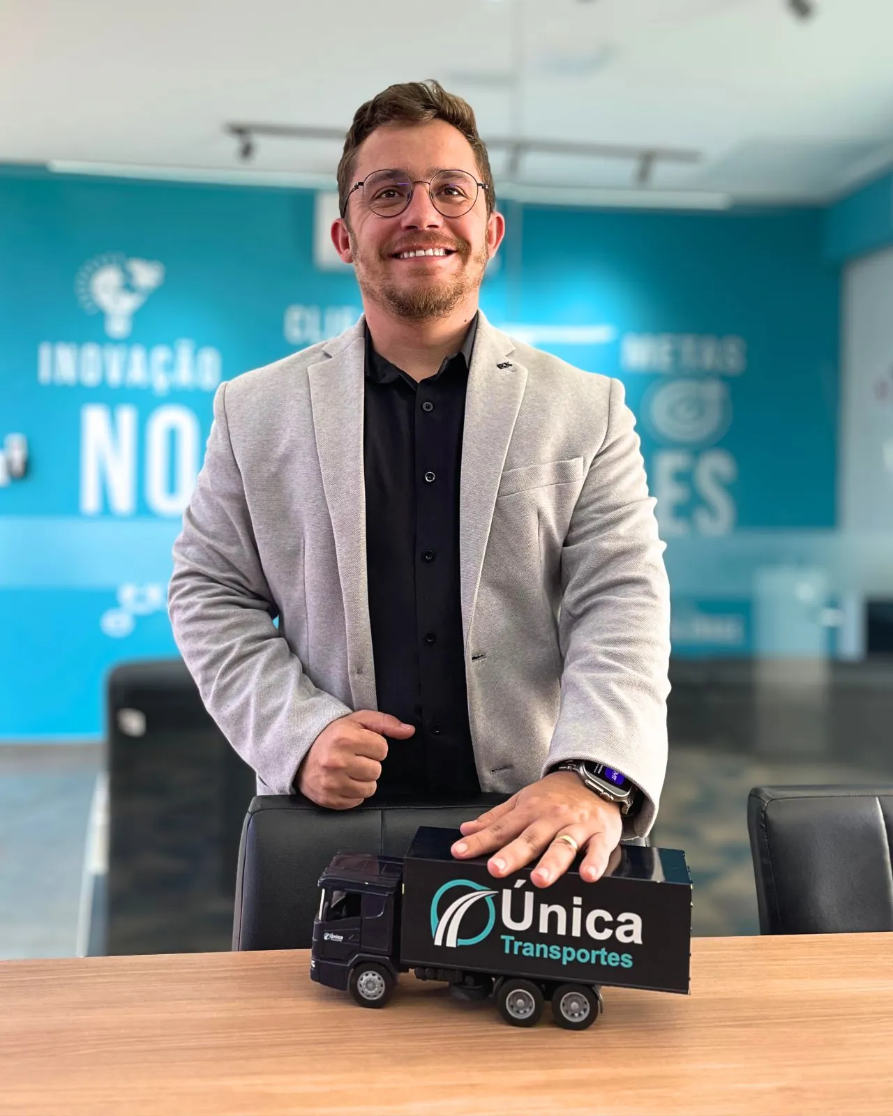 Jonathan Sassolli, CEO da Única Transportes